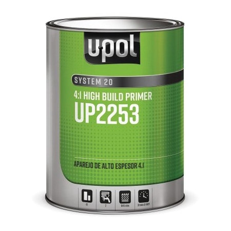 U-Pol 4:1 HIGH BUILD PRIMER WHITE Liter UP2276